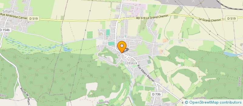 localisation de l'entreprise LE MAGMA  IZEAUX