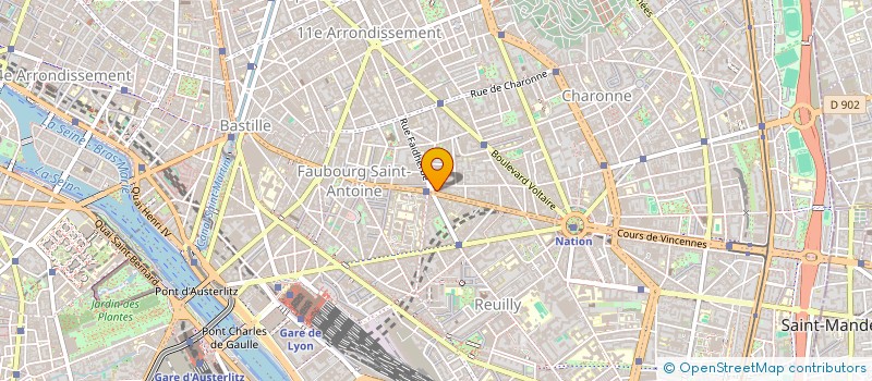 localisation de l'entreprise LE MAGNIFIQUE  PARIS 11