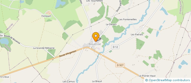localisation de l'entreprise LE MAGNOLET à BOUESSE