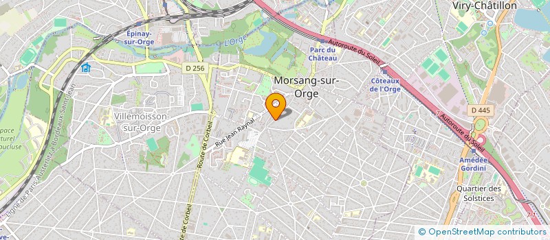 localisation de l'entreprise LE MAGNOLIA à MORSANG-SUR-ORGE