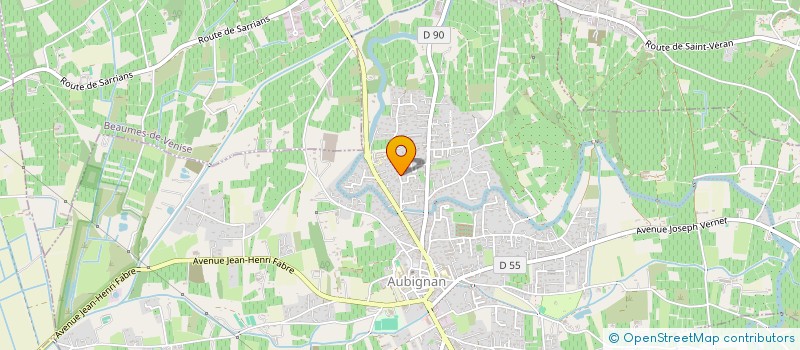 localisation de l'entreprise LE MAGNOLIA  AUBIGNAN