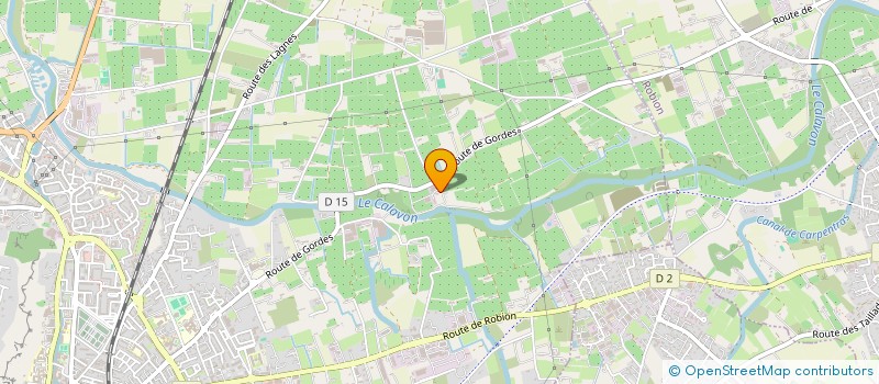 localisation de l'entreprise LE MAGNOLIA  CAVAILLON