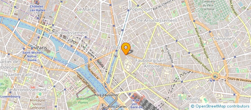 localisation de l'entreprise LE MAGNUM  PARIS