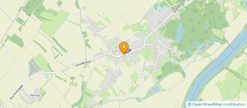 localisation de l'entreprise LE MAGNY MAGNIER-LADRANGE  SASSENAY