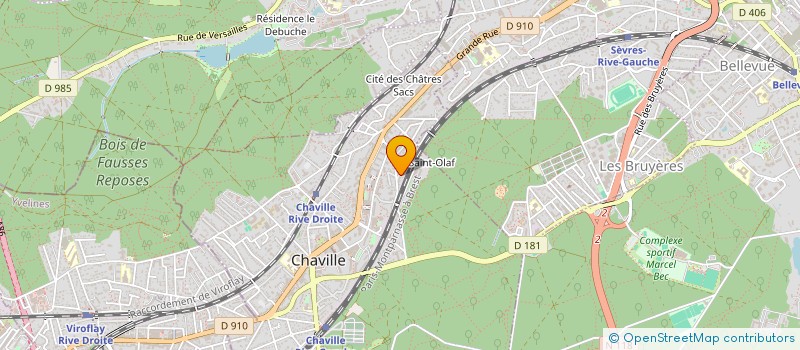 localisation de l'entreprise LE MAGT à CHAVILLE