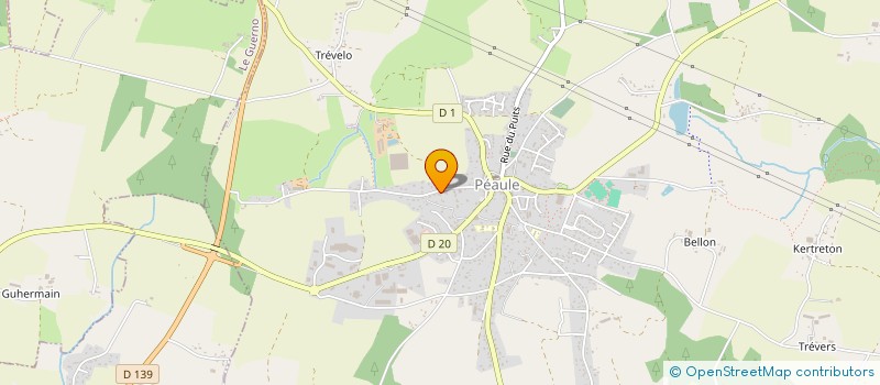 localisation de l'entreprise LE MAGUERO  PEAULE