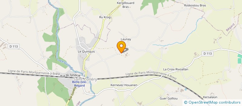 localisation de l'entreprise LE MAGUET à LOUARGAT