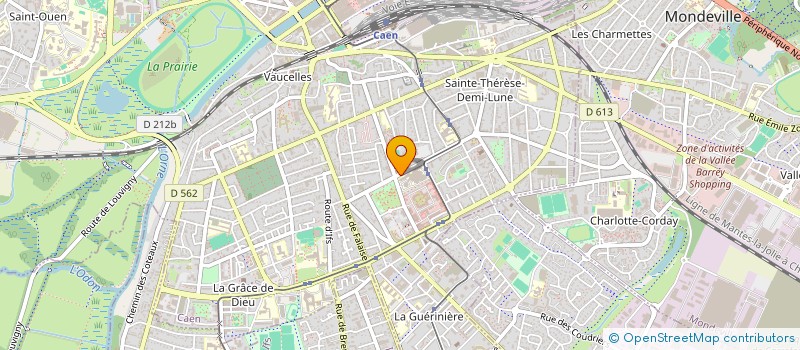 localisation de l'entreprise LE MAGUET à CAEN
