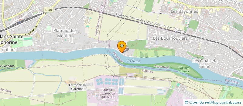 localisation de l'entreprise LE MAGUET COUVERTURE  HERBLAY-SUR-SEINE