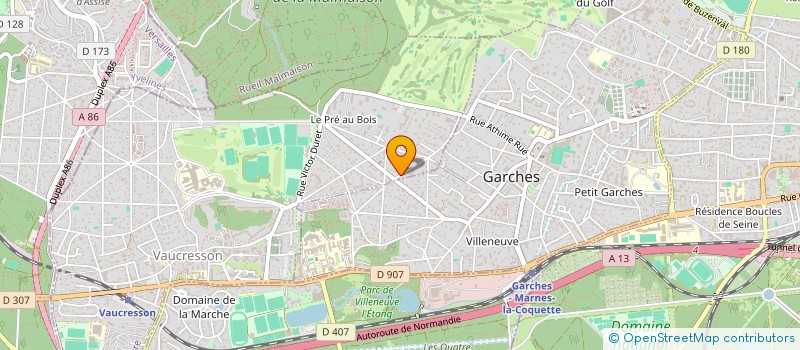 localisation de l'entreprise LE MAHI MAHI à VAUCRESSON