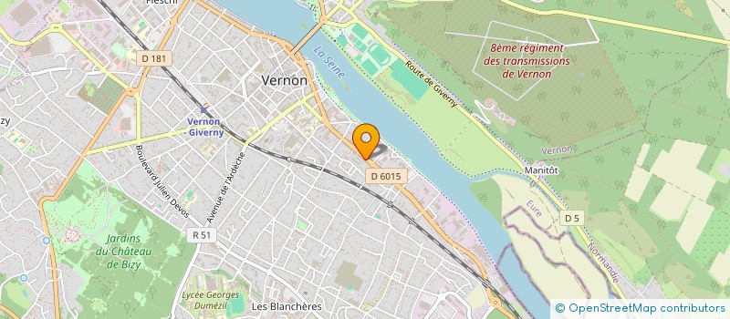 localisation de l'entreprise LE MAHO INVEST (LMI)  VERNON