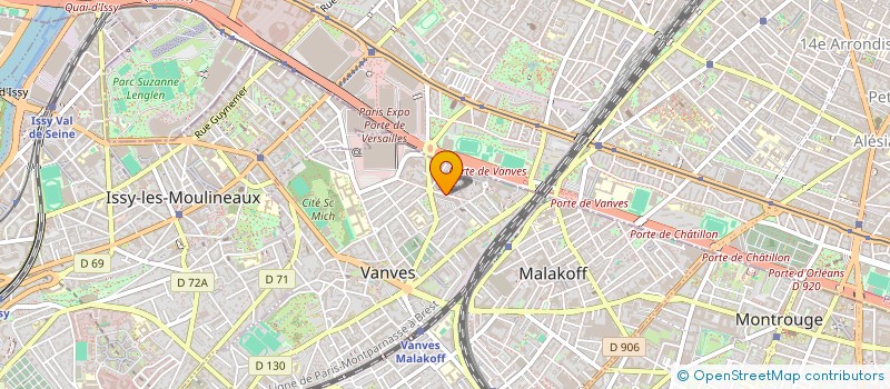 localisation de l'entreprise LE MAIL  VANVES