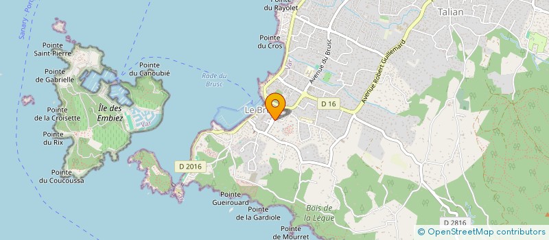 localisation de l'entreprise LE MAIL à SIX FOURS LES PLAGES