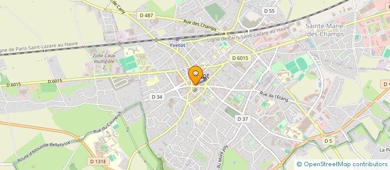 localisation de l'entreprise LE MAIL  YVETOT