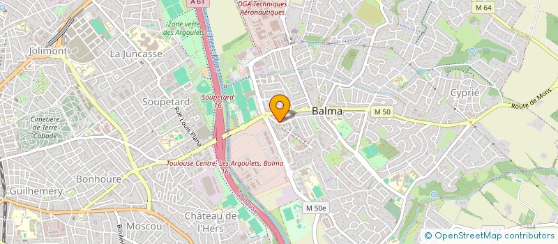 localisation de l'entreprise LE MAIL G  BALMA