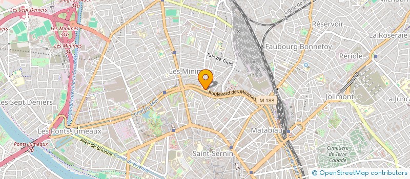 localisation de l'entreprise LE MAILLET D'EBENE  TOULOUSE