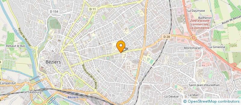 localisation de l'entreprise LE MAILLON 34  BEZIERS