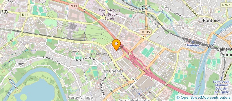 localisation de l'entreprise LE MAILLON à CERGY