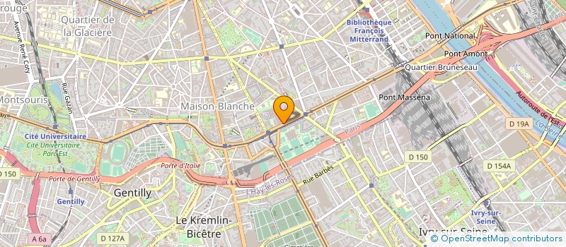 localisation de l'entreprise LE MAILLON D OR INTERNATIONAL  PARIS