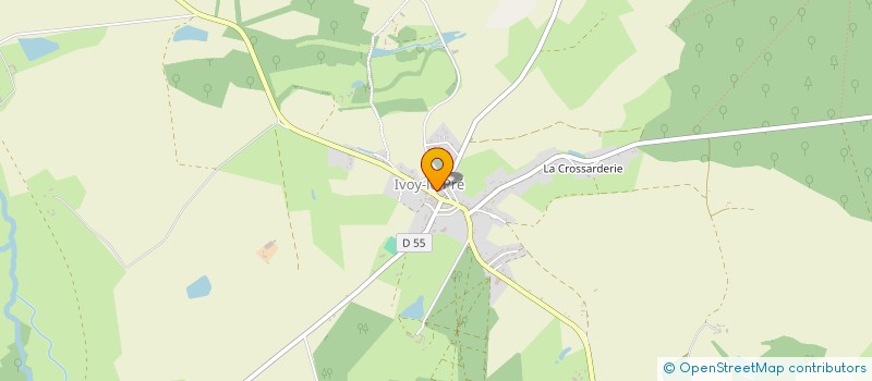 localisation de l'entreprise LE MAILLON SARL à IVOY-LE-PRE