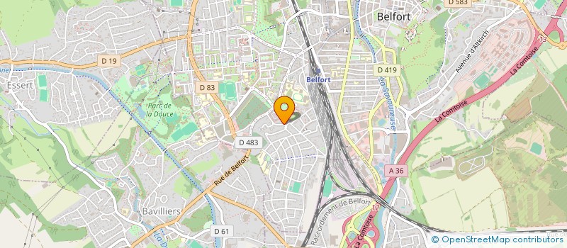 localisation de l'entreprise LE MAILLON SOLIDAIRE à BELFORT