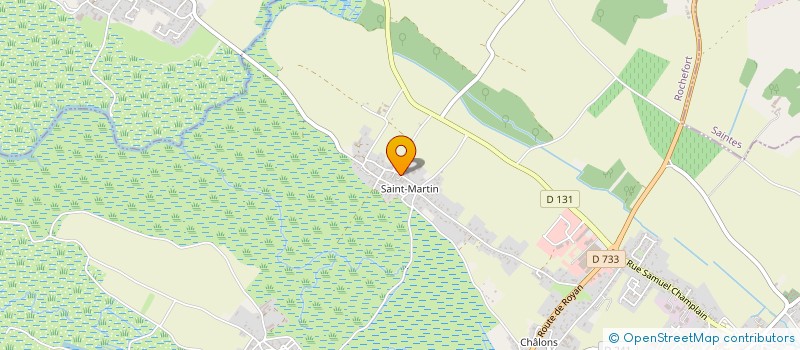 localisation de l'entreprise LE MAINE DES SAUNIERS  LE GUA