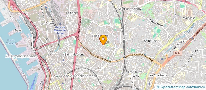 localisation de l'entreprise LE MAITRE CARRE à MARSEILLE