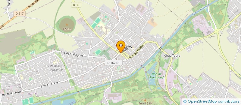 localisation de l'entreprise LE MAITRE COIFFEUR  HARNES