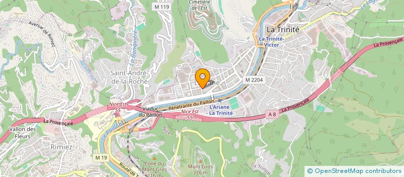 localisation de l'entreprise LE MAITRE COQ à NICE