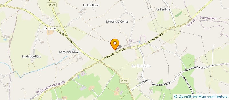 localisation de l'entreprise LE MAITRE-CORMARY  NOTRE-DAME-DE-CENILLY