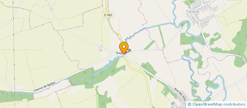 localisation de l'entreprise LE MAITRE DES COLS  SAVIGNY-SUR-AISNE