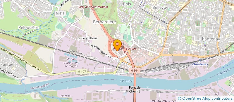 localisation de l'entreprise LE MAITRE DES LIEUX à SAINT-HERBLAIN