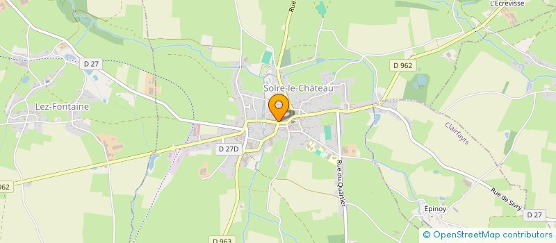 localisation de l'entreprise LE MAITRE DU DISTRIB  SOLRE-LE-CHATEAU