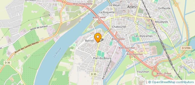 localisation de l'entreprise LE MAITRE JARDINIER à ARLES