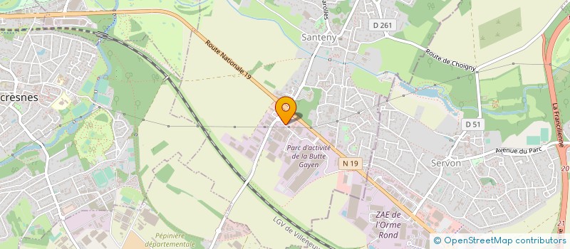 localisation de l'entreprise LE MAITRE SAVONNIER à SANTENY