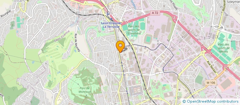 localisation de l'entreprise LE MAJESTIC  SAINT-ETIENNE