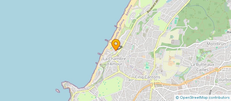 localisation de l'entreprise LE MAJESTIC à ANGLET