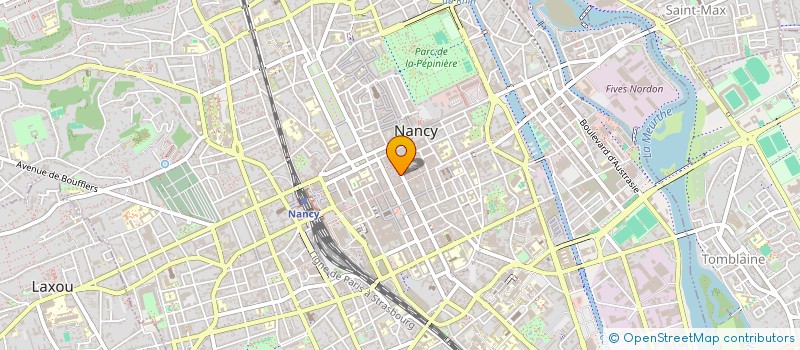 localisation de l'entreprise LE MAJESTIC à NANCY