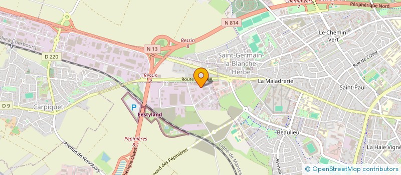 localisation de l'entreprise LE MAJESTIC  BRETTEVILLE-SUR-ODON