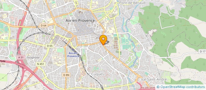localisation de l'entreprise LE MAJESTIC ROYAL GAMBETTA à AIX-EN-PROVENCE