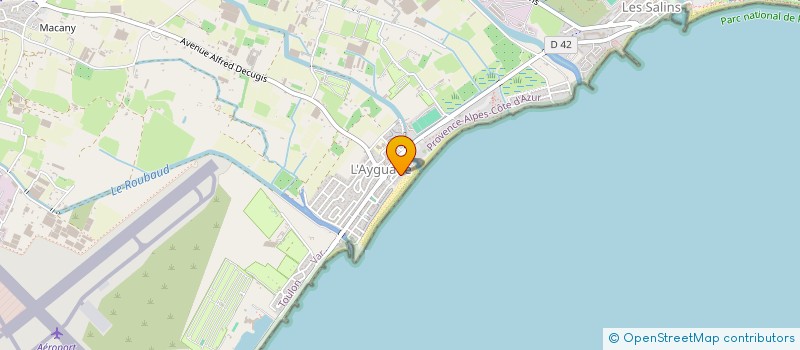 localisation de l'entreprise LE MAJOR  HYERES