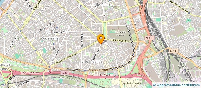 localisation de l'entreprise LE MAJOR D'HOME à LILLE