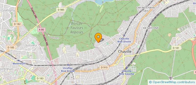 localisation de l'entreprise LE MAJORDOME DE L'ASSURANCE à CHAVILLE