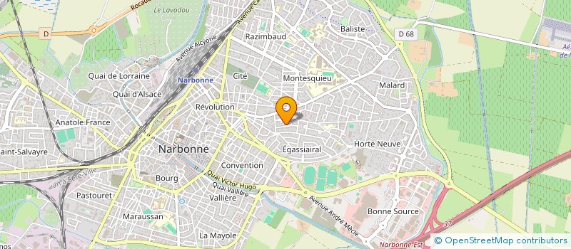 localisation de l'entreprise LE MAL DU BEC  NARBONNE