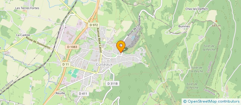 localisation de l'entreprise LE MALAQUIN  DOMMARTIN-LES-CUISEAUX