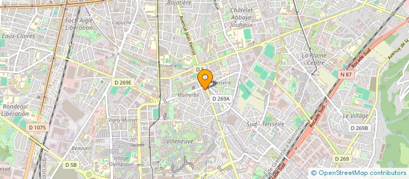 localisation de l'entreprise LE MALHERBE  GRENOBLE