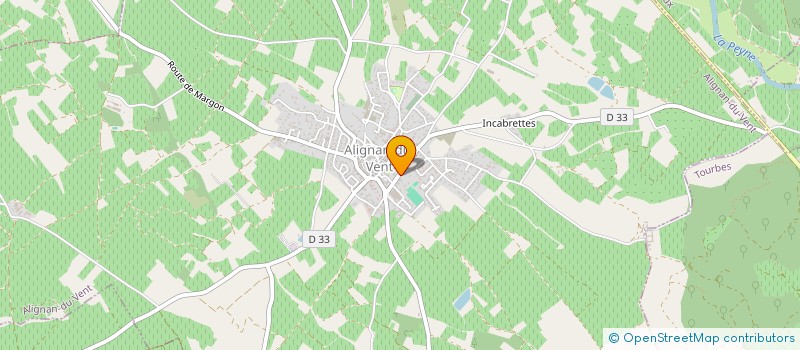 localisation de l'entreprise LE MALHOL  ALIGNAN-DU-VENT