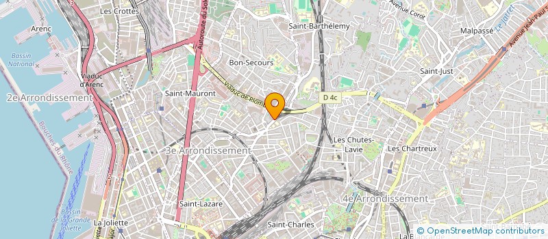 localisation de l'entreprise LE MALIBU à MARSEILLE