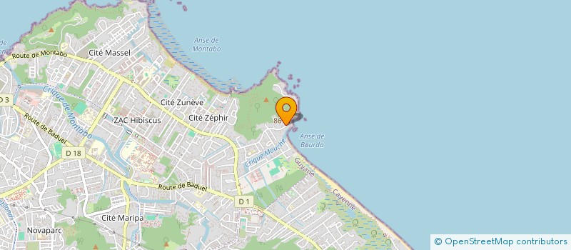 localisation de l'entreprise LE MALO  CAYENNE