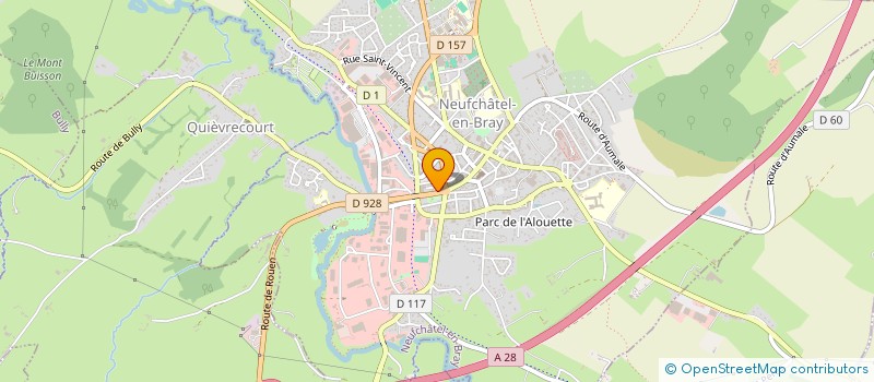 localisation de l'entreprise LE MALOUNA  NEUFCHATEL-EN-BRAY